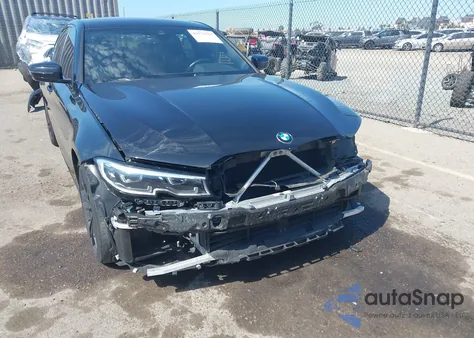 2021 BMW 330I из США, поврежденный, VIN 3MW5R1J03M8B91972
